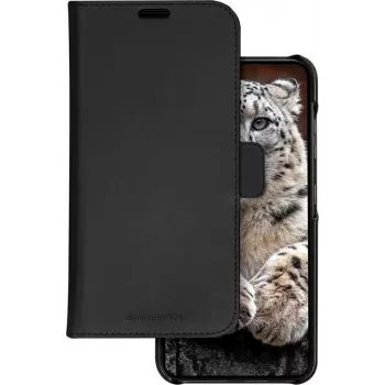 DBRAMANTE1928 Lynge maciņa futrālis Samsung Galaxy A55 5G - pilngraudu āda, melns LY55GTBL6143