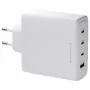 DBRAMANTE1928 Re-Charge GaN sienas lādētājs 140W – 4 izejas porti (3x USB-C, 1x USB-A) – balts