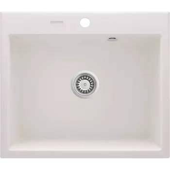 DEANTE 1-Bowl Granite Composite Kitchen Sink Black 580x490mm