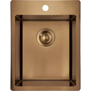 DEANTE 1-Bowl Steel Sink 440x440 mm Stainless Steel Satin Finish
