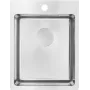 DEANTE 1-Bowl Steel Sink Onyx Black Granite Composite Inset Kitchen Sink 530x500mm