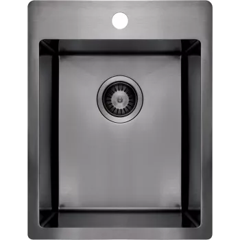 DEANTE 1-Bowl Steel Sink - Nerūsējošā tērauda zemmontāžas virtuves izlietne 540x440 mm