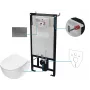 DEANTE 6-in-1 Slēptās tualetes komplekts