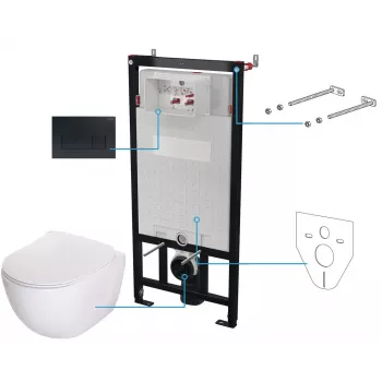 DEANTE 6-in-1 Slēptās tualetes komplekts