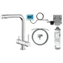 DEANTE BCHF065M 3-Way Virtuves Jaucējkrāns ar Ūdens Filtrēšanas Komplektu, Matēti Melns