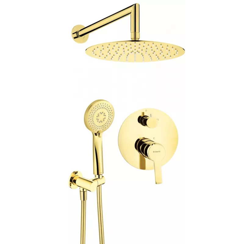 DEANTE Slēptais dušas komplekts Arnika Brushed Gold