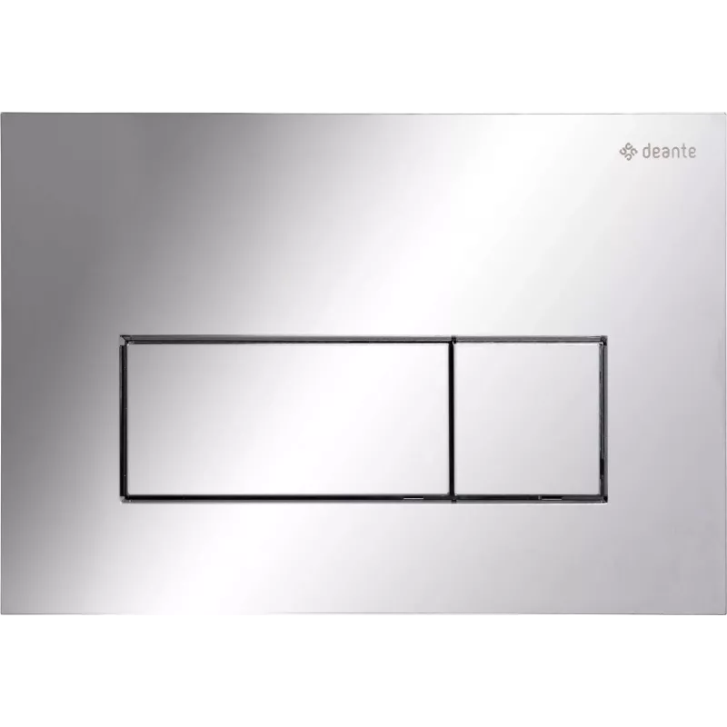 DEANTE Flush Plate for Concealed Frames - Slim - Chrome