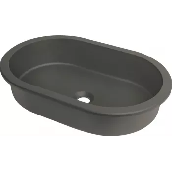 DEANTE Granīta zemmontāžas padziļināta izlietne Grafīts 500x440mm
