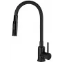 DEANTE virtuves jaucējkrāns ar izliektu snīpi - 2 veidu smidzināšana
