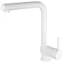 DEANTE virtuves jaucējkrāns ar izvelkamu snīpi, matēti melns, vienas sviras maisītājs, misiņa korpuss, 360° rotācija