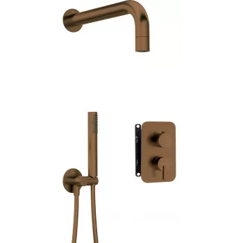 DEANTE Neo Slēptais Dušas Komplekts ar Lietus Dušas Galvu 250 mm Hroms