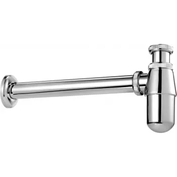 DEANTE NHC_031I Pudeļveida izlietnes sifons, balts, G 1 1/4 inch ieeja, 32 mm izvads, regulējams augstums, EN 274