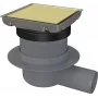 DEANTE Point Drain - Reversible 100x100 mm Nerūsējošā tērauda dušas noteka