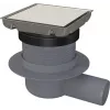 DEANTE Point Drain - Reversible Nerūsējošā tērauda dušas noteka 150x150mm