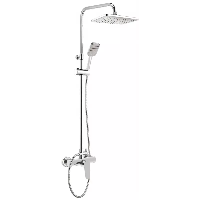 DEANTE Lietus duša ar jaucējkrānu Hroms 250mm