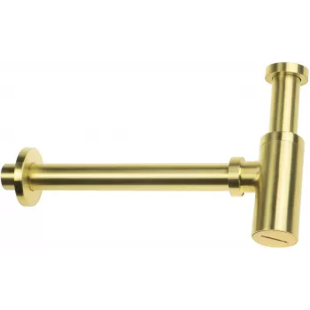 DEANTE Apaļš izlietnes sifons pudeles slazds, misiņš, hroms, G 1 1/4 inch, 32 mm