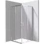 DEANTE Square Shower Cabin 80x80 cm Chrome Frame Double Sliding Doors