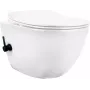 DEANTE Tualete ar Bidet Funkciju - ar Maisītāju, Stāvoša, Dubultā Skalošana, Balta