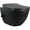 DEANTE Tualete ar Bidet Funkciju - ar Maisītāja Krānu, Grīdas, Bezmalas, Dubultā Skalošana 3/5L, Balta, Keramika, Mīkstas Aizvēršanas Sēdeklis