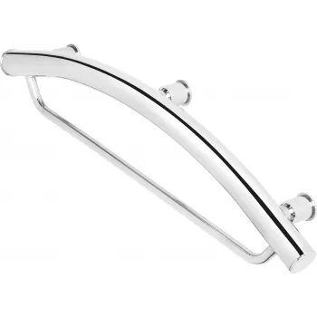 DEANTE sienas dvieļu turētājs 2in1 - Nerūsējošais tērauds, pulēts hroms, 450 mm