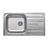 DEANTE ZEX 3113 1-Bowl Stainless Steel Kitchen Sink with Drainer