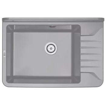 DEANTE ZYT 311A 1-Bowl Wall-Mounted Kitchen Sink Stainless Steel Brushed 540x440x250 mm