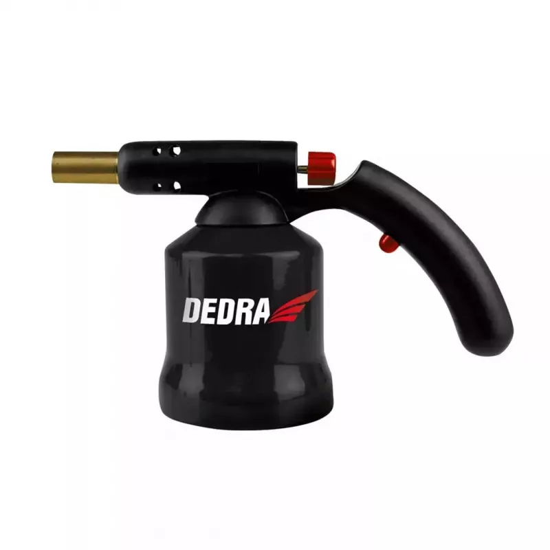 DEDRA 31A020 Gāzes deglis ar pjezoelektrisko aizdedzi, 1300°C, pretuzliesmošanas sistēma, regulējama liesma, butāns EN417