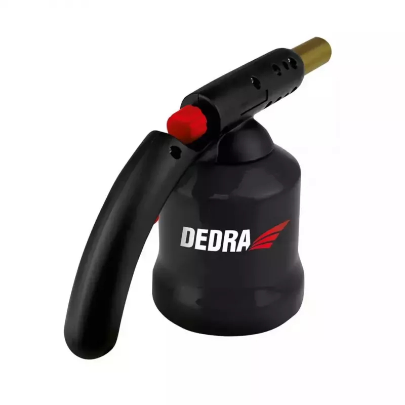 DEDRA 31A020 Gāzes deglis ar pjezoelektrisko aizdedzi, 1300°C, pretuzliesmošanas sistēma, regulējama liesma, butāns EN417