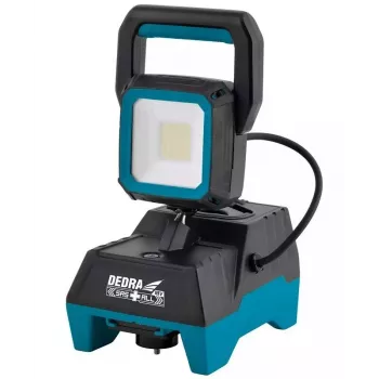 DEDRA BEZVADU APSKATES LAMPA 1600LM 18V 0*AH SAS+ALL