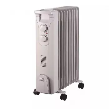 DEDRA DA-J2052F 2000W eļļas radiators, 9 sekcijas, balts
