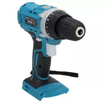 DEDRA DED7040 18V Bezvadu Triecienurbjmašīna ar 50 Nm Griezes Momentu, 13 mm Metāla Patronu, LED Gaismu