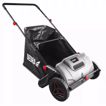 Dedra manuālais lapu un zāles savācējs, 530 mm, 27 L, melns/oranžs