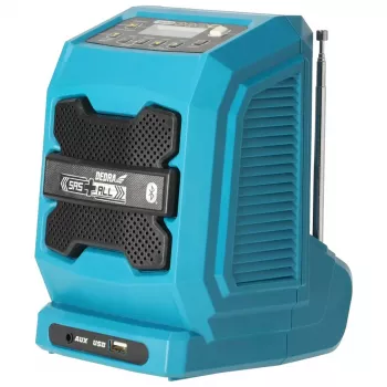 DEDRA Radio Battery Bluetooth 18V USB SAS