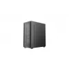 Deepcool CC550 4F Mid Tower korpuss, 4x 120mm LED ventilatori, rūdīts stikls, melns