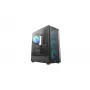 Deepcool CC550 4F Mid Tower korpuss, 4x 120mm LED ventilatori, rūdīts stikls, melns