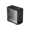 DeepCool CG560 vidējais tornis ar rūdīta stikla sānu logu, melns