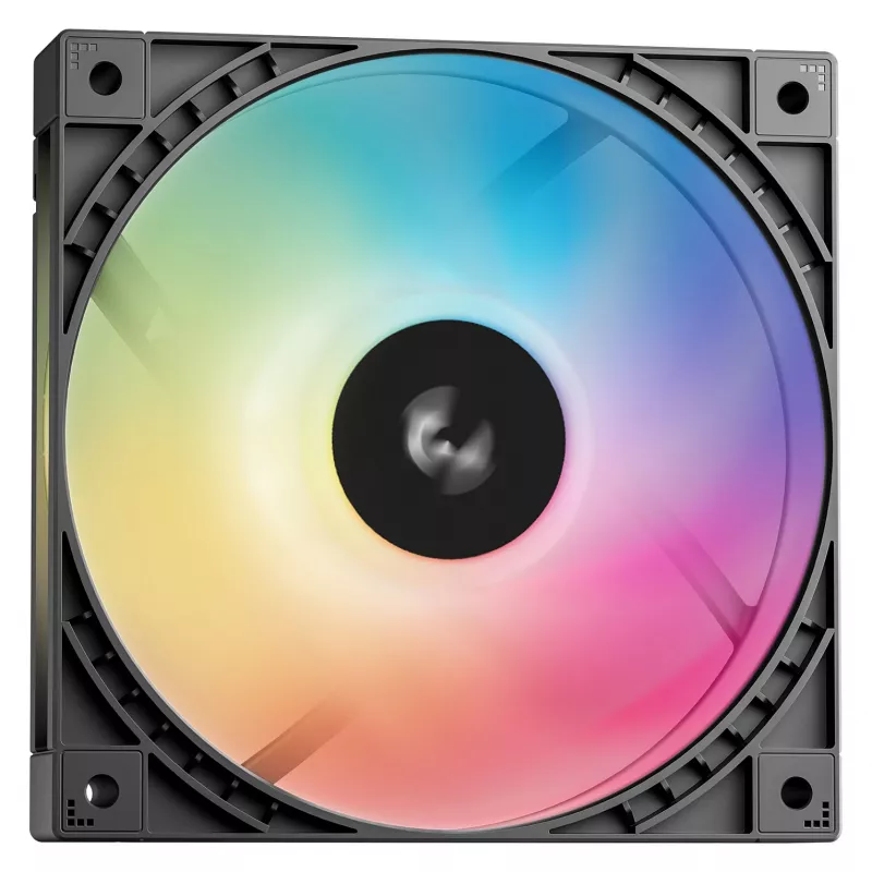 DeepCool LT360 VISION ARGB AIO šķidruma dzesētājs, 360mm, melns