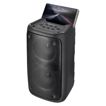 Defender Boomer 20 Bluetooth skaļrunis 20W ar gaismu, FM, USB, AUX, mikrofonu