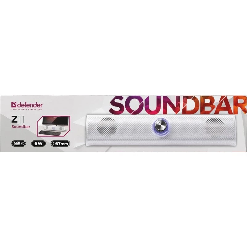 defender SOUNDBAR Z11 6W LED balts skaņas panelis