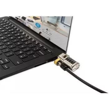 Dell 461-AAEU drošības kabeļa slēdzene 1,8m melna hroma (D6FY7)