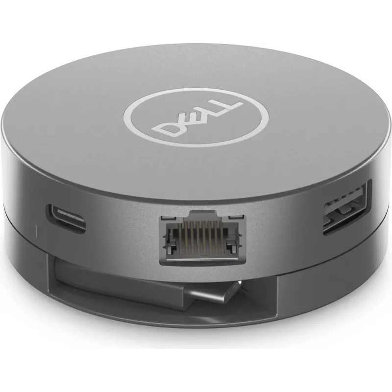 Dell 6-in-1 USB-C daudzportu adapteris DA305Z - HDMI, DisplayPort, VGA, USB-A, USB-C PD, Gigabit Ethernet