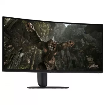 Dell Alienware AW3426DWM 34 collu izliekts WQHD spēļu monitors - 3440x1440, 240Hz, 1ms, VA, HDR, USB centrmezgls, augstuma/pagriešanas regulēšana
