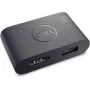 Dell DA20 USB-C mobilais adapteris - HDMI, VGA, Gigabit Ethernet, USB 3.0, melns V1J4H