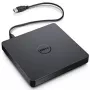 DELL DW316 ārējais plānais DVD±RW USB 2.0 optiskais diskdzinis melns
