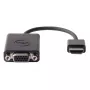 Dell HDMI uz VGA aktīvā adaptera kabelis (MF0V6) - 1920x1200, melns