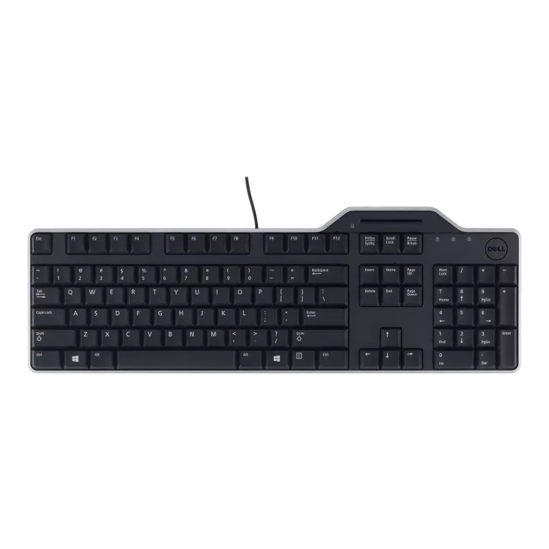 Dell KB813 Smartcard Keyboard - USB - AZERTY - Melns