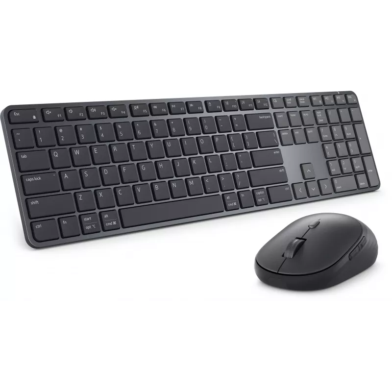 Dell Pro 7 Slim Keyboard and Mouse - KM7 - AZERTY - Titan Gray