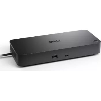 Dell Pro Dock WD25 Thunderbolt 4 dokstacija, 130W jaudas padeve, 8K, divi 4K, melna
