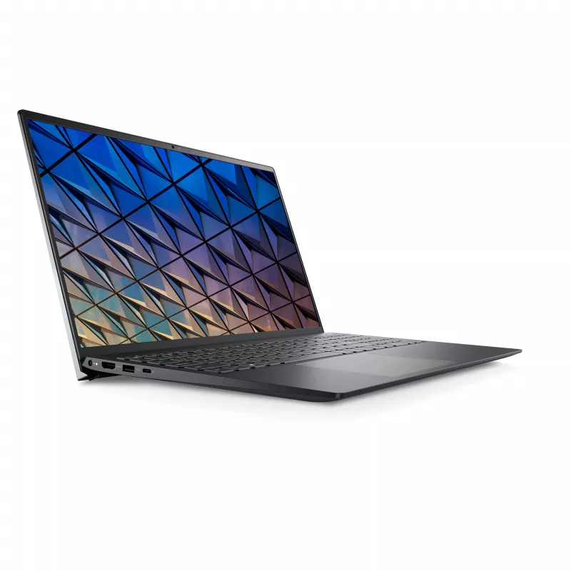 DELL Renewed Grade A++ Vostro 15 5510 15.6 inch FHD klēpjdators, Intel Core i7-11390H, 16 GB DDR4 RAM, 512 GB SSD, Intel Iris Xe Graphics, Windows 11 Pro, US/RU tastatūra, sudraba