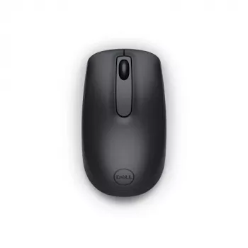 Dell WM118 bezvadu optiskā pele - 2,4 GHz - Melna